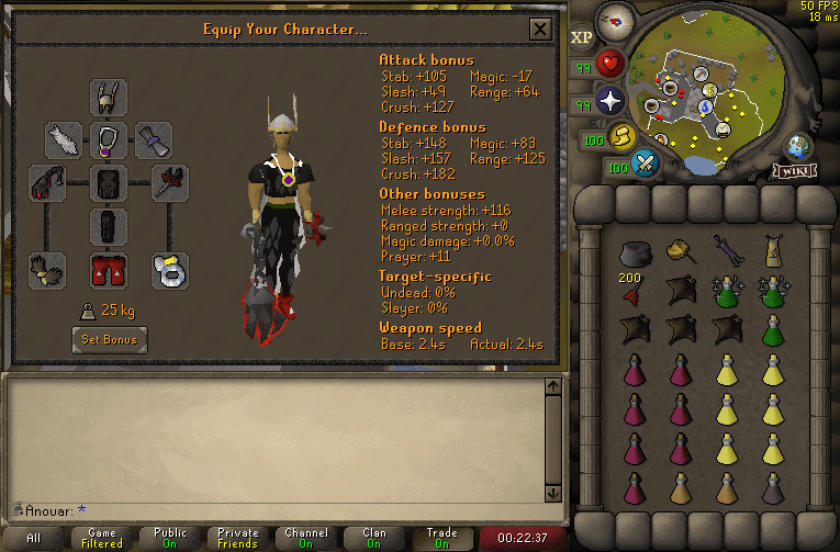 Ironman Venenatis Gear Guide Wilderness OSRS Old School Runescape